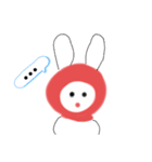 うさぎのヒデコあいさつ（個別スタンプ：2）