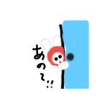 うさぎのヒデコあいさつ（個別スタンプ：11）