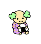 かわいい食べ物とサーカスの人たち（個別スタンプ：3）