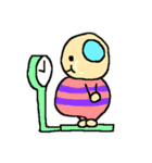 かわいい食べ物とサーカスの人たち（個別スタンプ：12）