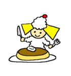 かわいい食べ物とサーカスの人たち（個別スタンプ：15）