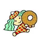 かわいい食べ物とサーカスの人たち（個別スタンプ：16）