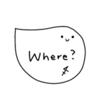 使える英語の吹き出しスタンプ（個別スタンプ：34）