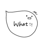 使える英語の吹き出しスタンプ（個別スタンプ：35）