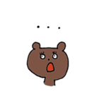 眠れない夜に産まれたくまぽん（個別スタンプ：35）