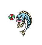 バレーボール魚（個別スタンプ：2）