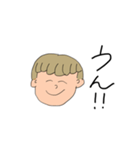 茶髪の子^_^（個別スタンプ：3）