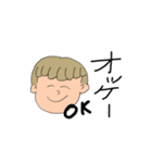 茶髪の子^_^（個別スタンプ：4）