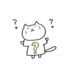 クレヨンで描かれたねこ。（個別スタンプ：30）