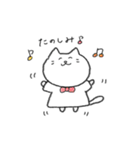 クレヨンで描かれたねこ。（個別スタンプ：37）