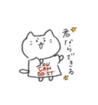 クレヨンで描かれたねこ。（個別スタンプ：39）