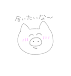 おでぶちゃんに送るスタンプ（個別スタンプ：4）