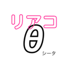 「θ」（個別スタンプ：4）