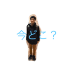 ヤギのスタンプ 笑（個別スタンプ：5）