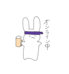 うさぎのおうち時間（個別スタンプ：5）