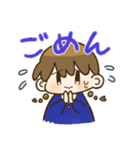 あいさつスタンプ（シンプル）（個別スタンプ：10）