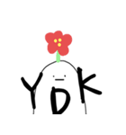 白いばけもん。ツンデレで毒舌です。（個別スタンプ：14）
