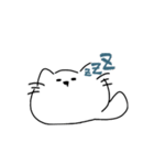 しろいにゃこ（個別スタンプ：8）