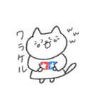 クレヨンで描かれたねこ。2（個別スタンプ：18）