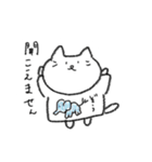 クレヨンで描かれたねこ。2（個別スタンプ：28）