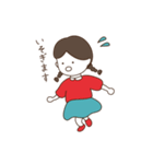 三つ編みをしている女の子（個別スタンプ：30）