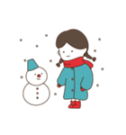 三つ編みをしている女の子（個別スタンプ：40）