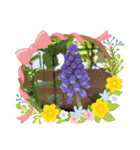 お花で遊ぼう（個別スタンプ：14）