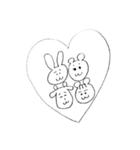 人間ぽい動物たちの日常（個別スタンプ：1）