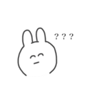 ゆ〜るいウサギ（個別スタンプ：2）