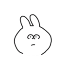 ゆ〜るいウサギ（個別スタンプ：4）