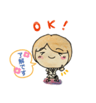 事務員さんの喜怒哀楽（個別スタンプ：3）