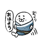 クセ強めのあざらし。まめふく（個別スタンプ：1）