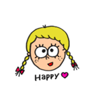 American girl＆boy（個別スタンプ：5）