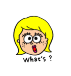 American girl＆boy（個別スタンプ：6）