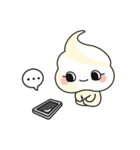 クリームたちとのデザートタイム（個別スタンプ：24）