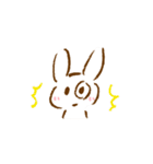 落書きうさぎのゆるスタンプ（個別スタンプ：22）