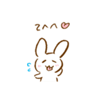 落書きうさぎのゆるスタンプ（個別スタンプ：30）