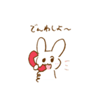 落書きうさぎのゆるスタンプ（個別スタンプ：31）