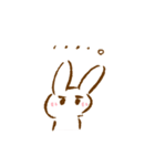 落書きうさぎのゆるスタンプ（個別スタンプ：32）