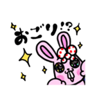 なんか憎めないうさぎ♡（個別スタンプ：2）
