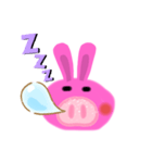 ぶたうさぎみたいなやつ（個別スタンプ：5）