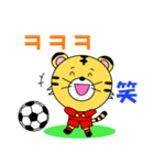 韓国のサッカータイガー（個別スタンプ：25）