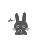 愛おしい黒うさぎ（個別スタンプ：13）