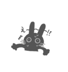 愛おしい黒うさぎ（個別スタンプ：15）