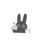 愛おしい黒うさぎ（個別スタンプ：22）