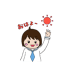 セーラー服おんなのこスタンプ（個別スタンプ：1）
