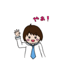 セーラー服おんなのこスタンプ（個別スタンプ：8）