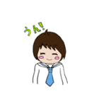 セーラー服おんなのこスタンプ（個別スタンプ：10）