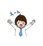 セーラー服おんなのこスタンプ（個別スタンプ：12）