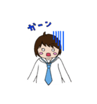 セーラー服おんなのこスタンプ（個別スタンプ：19）